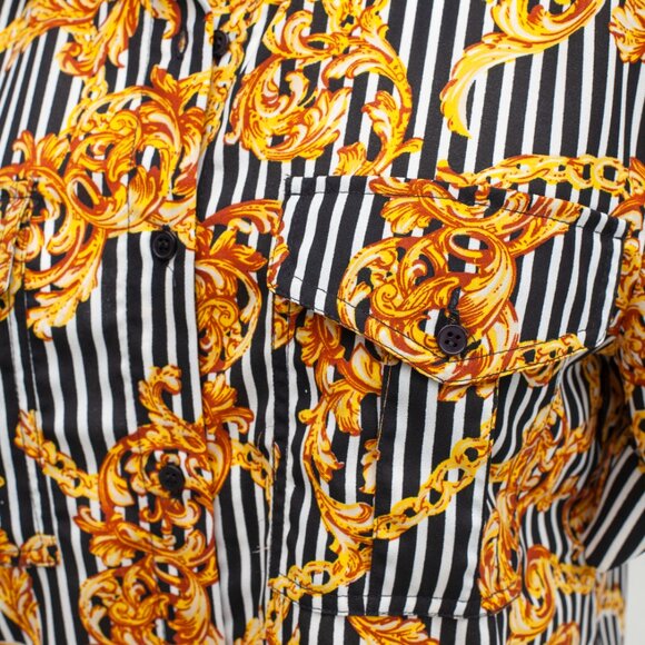 Walter Bakershort sleeve button front shirt with collar Size S - Picture 7 of 12